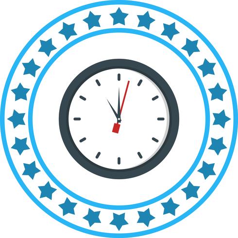 Vector icono de reloj