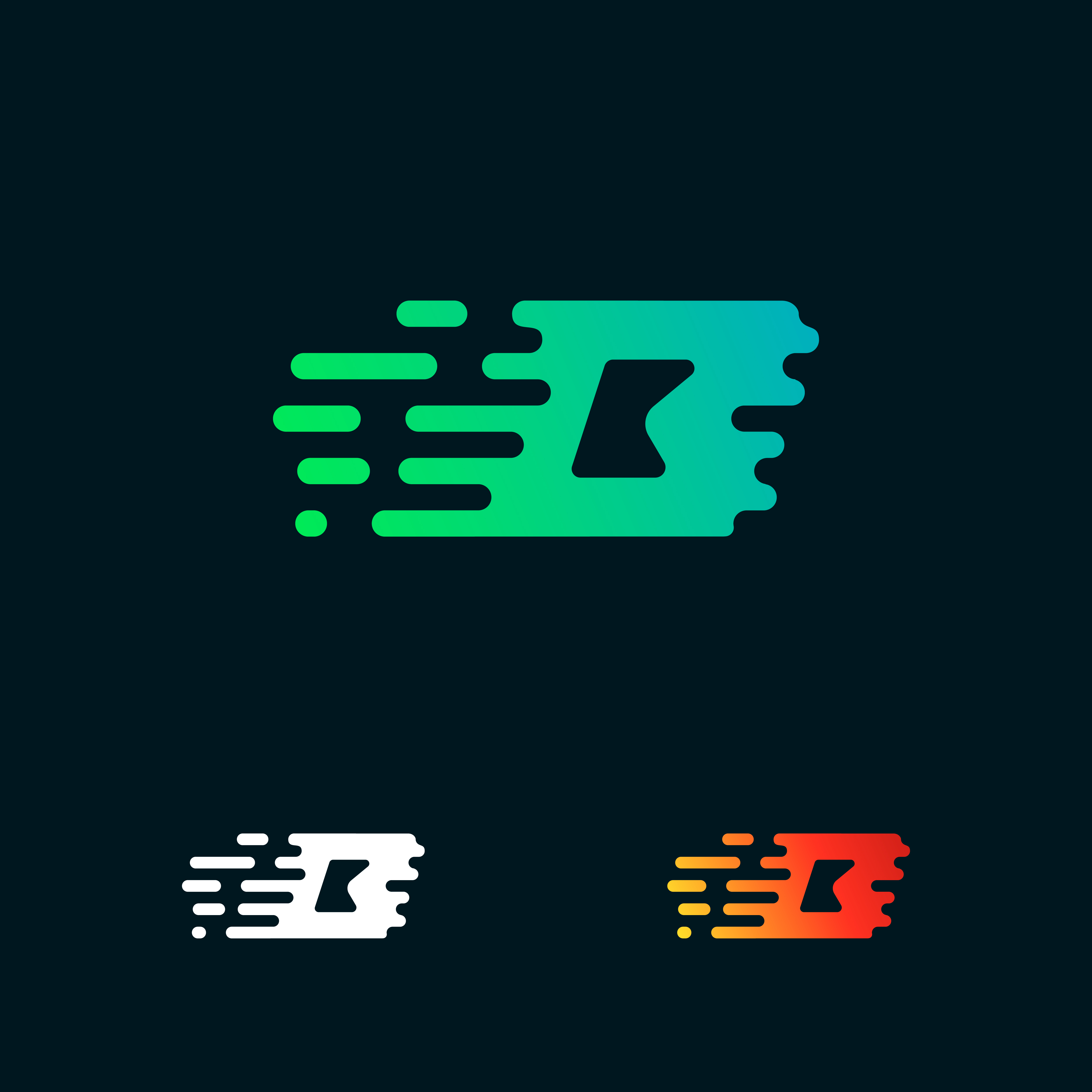 letter B modern speed shapes logo design vector - Download Free Vectors