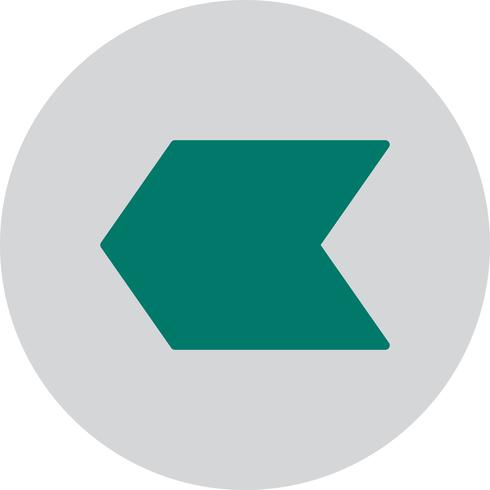 Vector LeftWard Arrow Icon