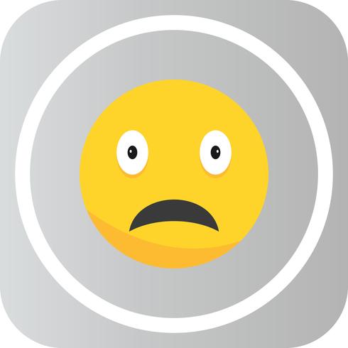icono de emoji triste vector