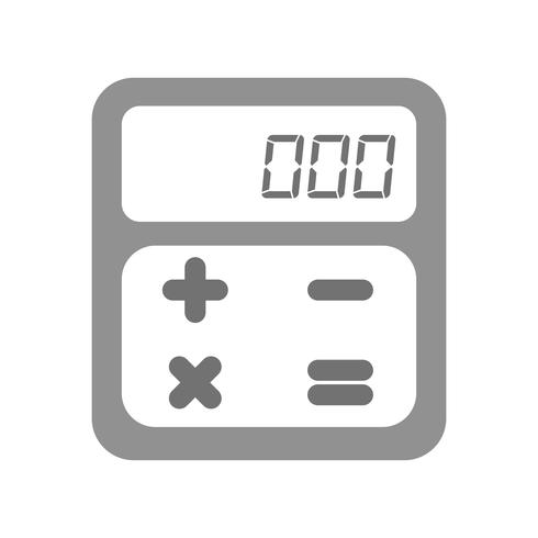 Vector icono de calculadora