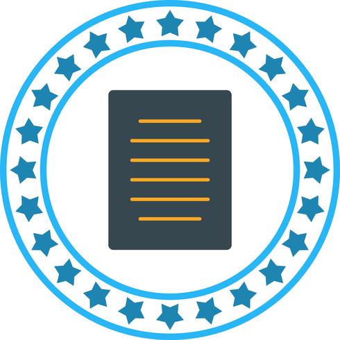 Vector Document Icon
