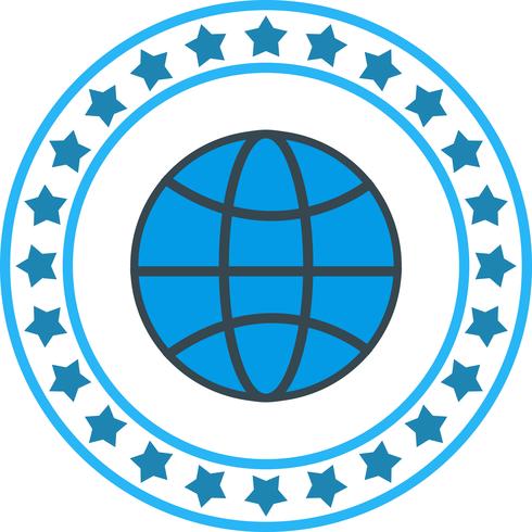 Vector World Globe Icon