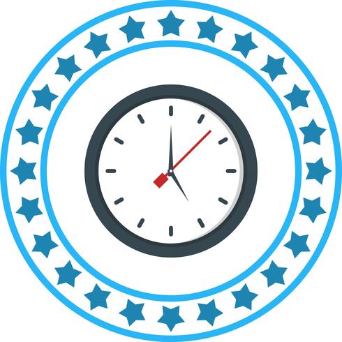 Vector icono de reloj