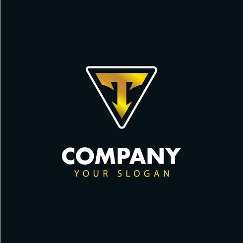 Letter T emblem logo. logotype vector design.