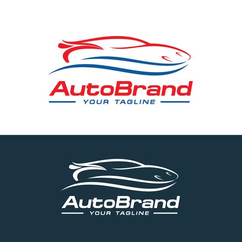 Car logo vector, auto company logo vector template design