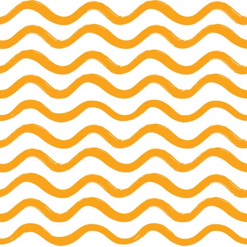 Abstract wave seamless pattern. Wavy line ornament vector