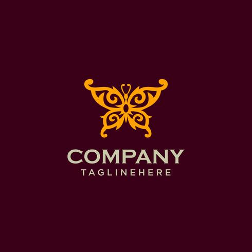 Butterfly Logo Design Template vector