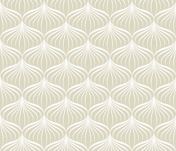 Abstract seamless pattern Floral oriental geometric line ornament vector
