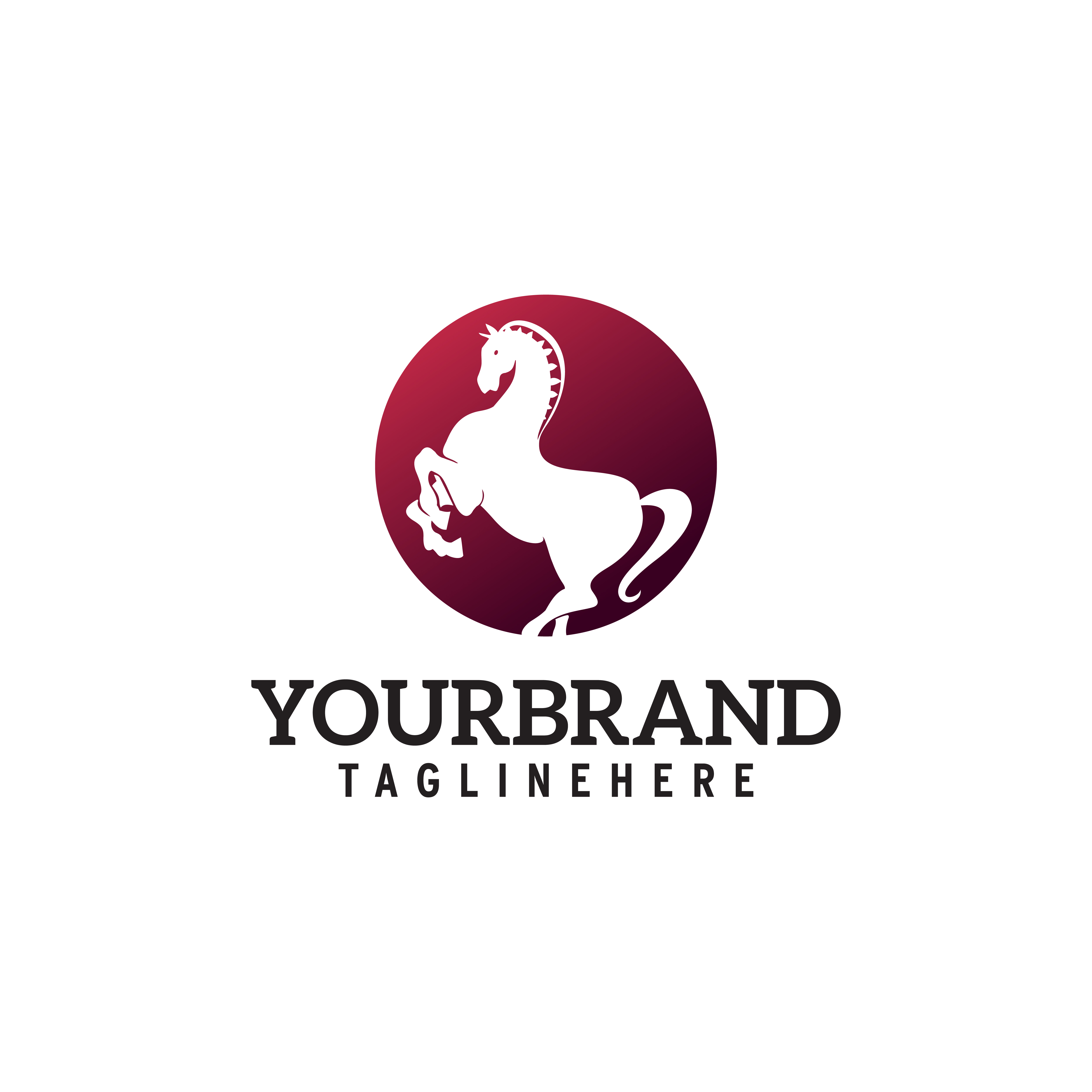 Horse Logo In Circle Design 5685 Vector Art At Vecteezy Horse Logo In Circle Design 5685 Vector Art At Vecteezy