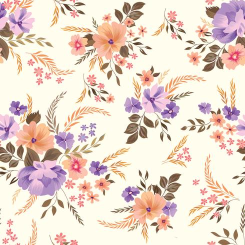 Floral seamless pattern. Flower background. 589023 Vector Art at Vecteezy