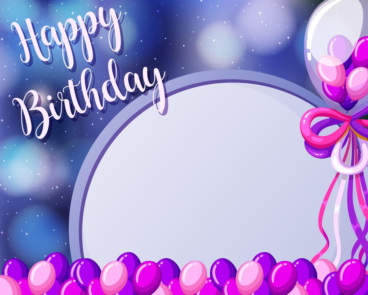 Birthday Card Template Freepik