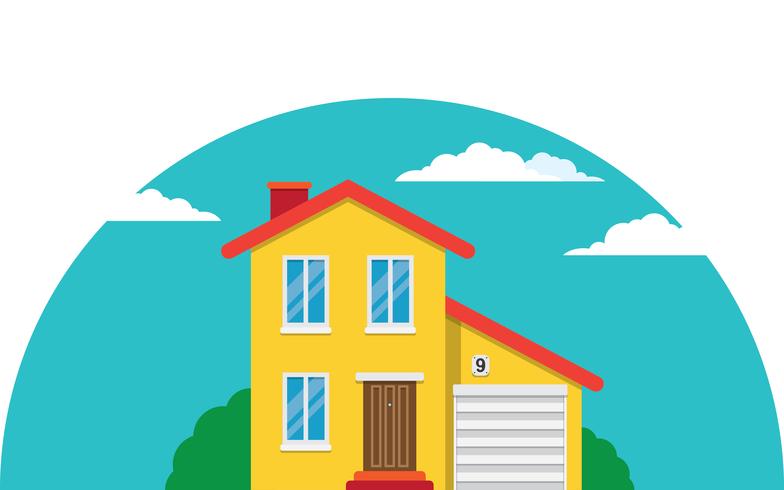 Townhouse, Flat House vector