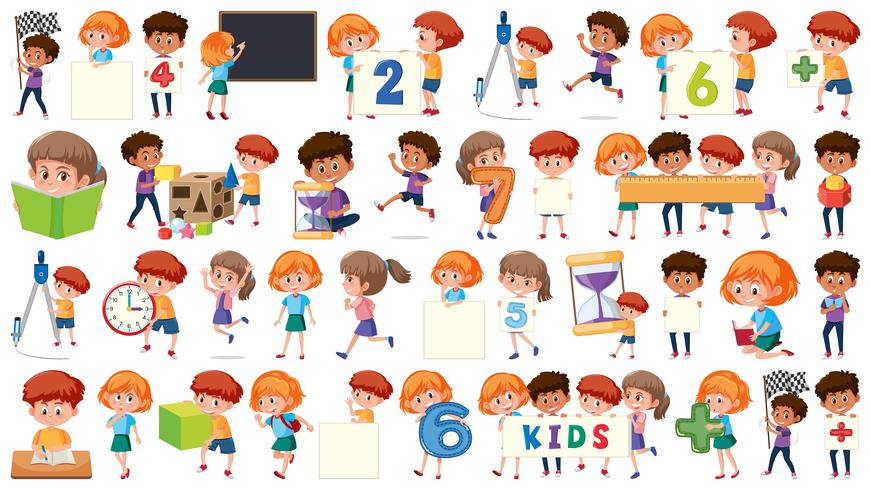 Set of children character vector