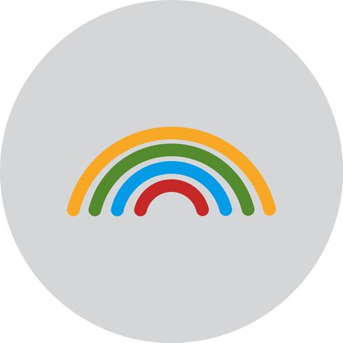 Vector icono de arco iris