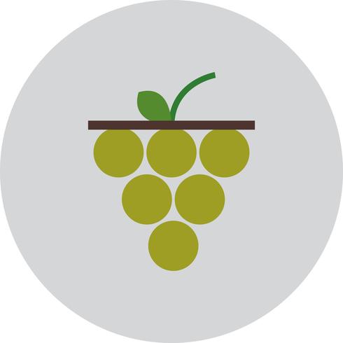 Vector icono de uvas