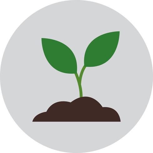 Vector Soil Plant Icon