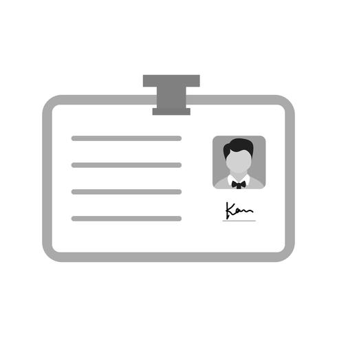 Vector Identity Card Icon