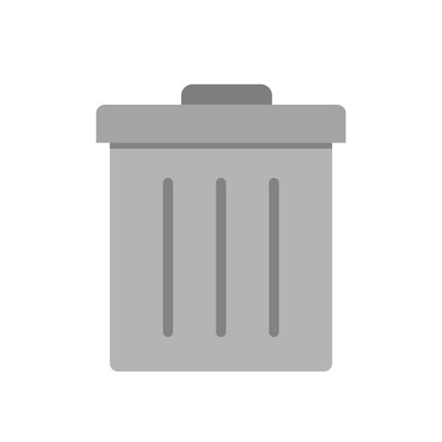 Vector icono de basura