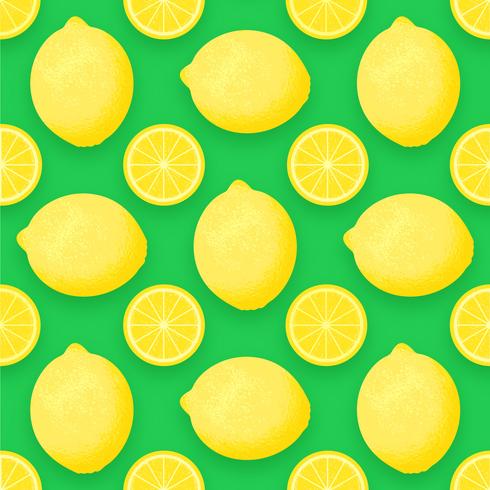 Lemon Fruit Vector Background