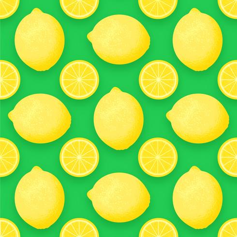 Lemon Fruit Vector Background