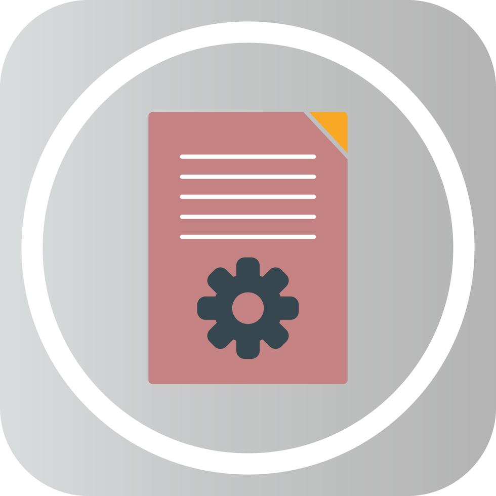 Vector Document Setting Icon 589714 Vector Art at Vecteezy