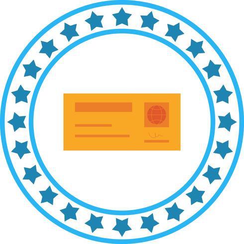 Icono de verificación de vectores