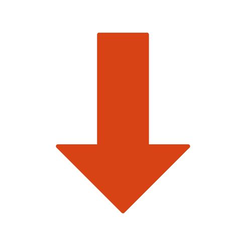 Vector Down Arrow Icon 5816 Vector Art At Vecteezy