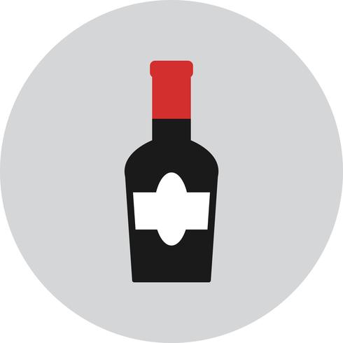 Vector icono de botella de vino