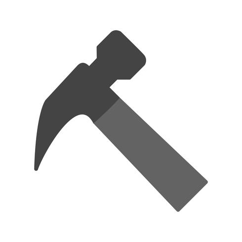 Vector icono de martillo