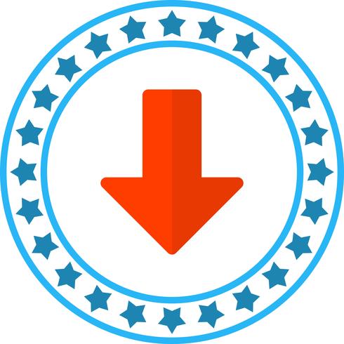 Vector Down Arrow Icon