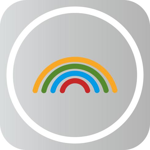 Vector icono de arco iris