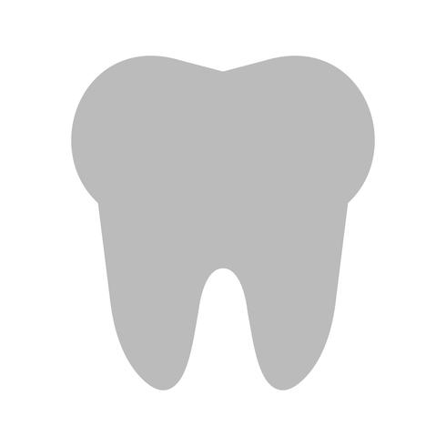 Vector icono de diente