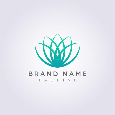 Vector Design Luxury Flower Logo Icon