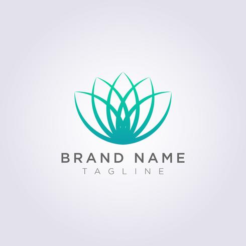 Vector Design Luxury Flower Logo Icon