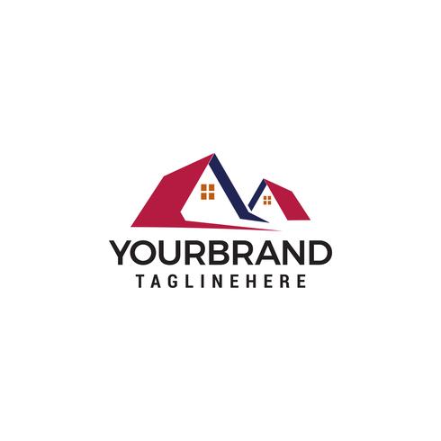 vector house roofs Logo template vector