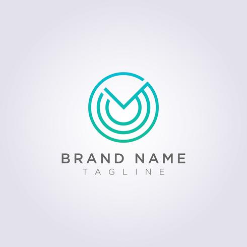 Design a Circle Logo with decorations in it for your Business or Brand vector