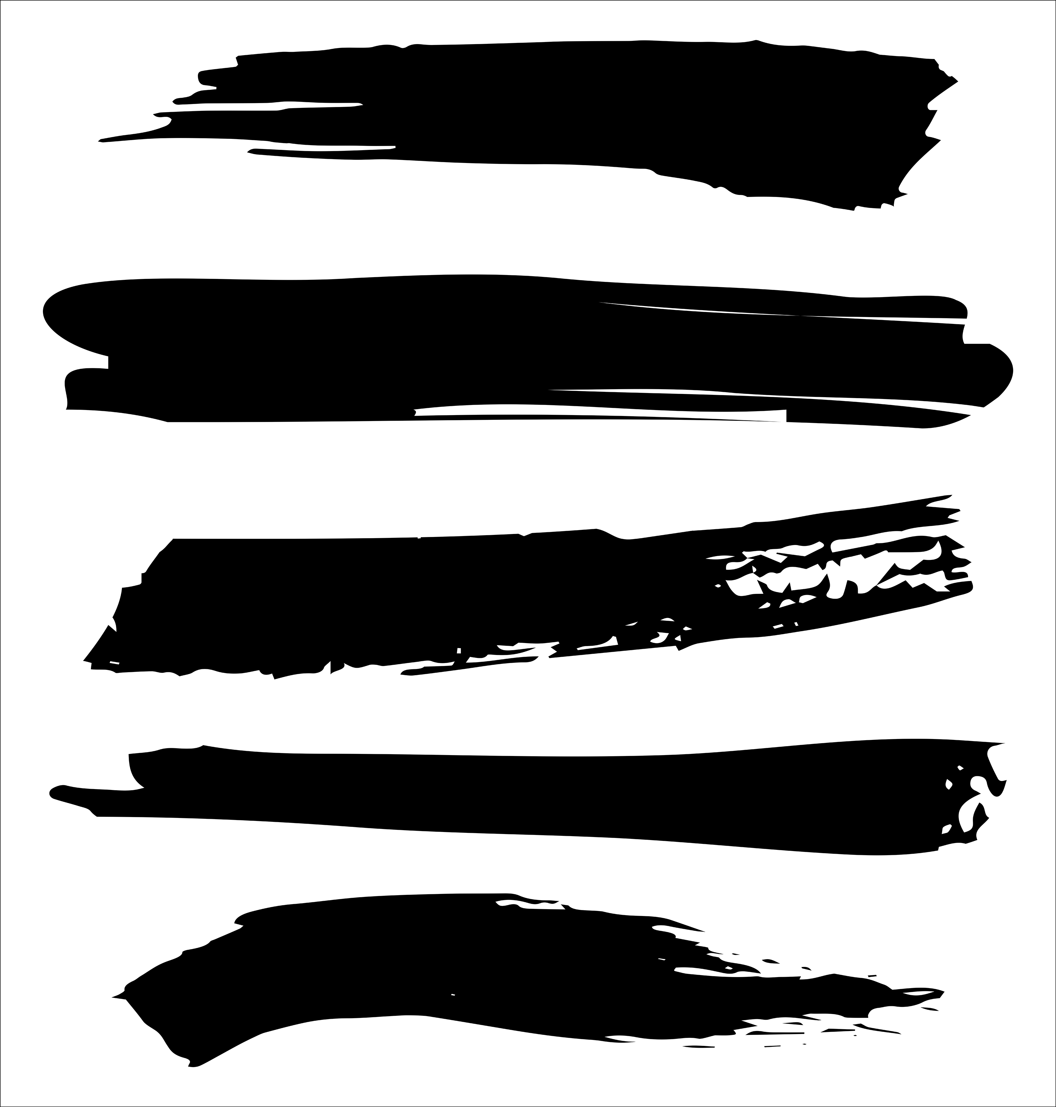 Download Brush strokes hand drawn vector illustration - Vector ...