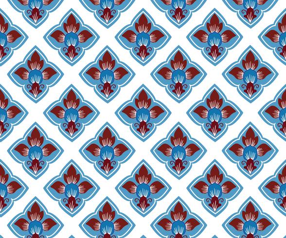 Asian tradition art pattern vector