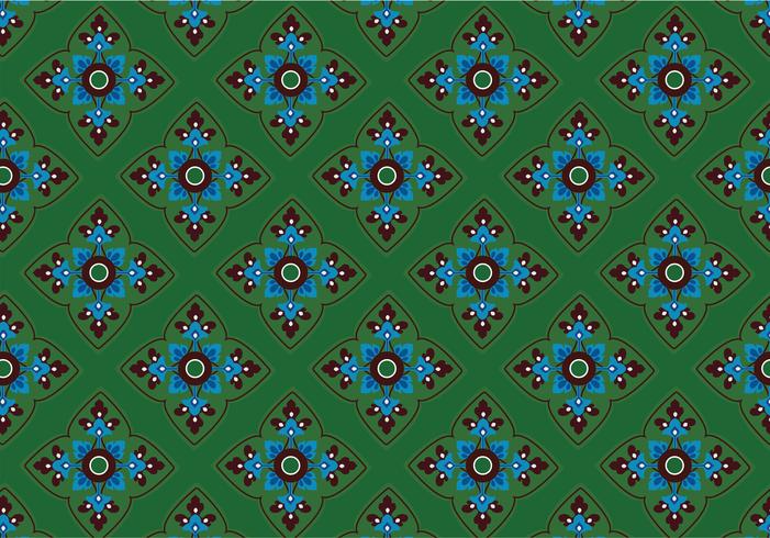Thai traditional style art pattern vector