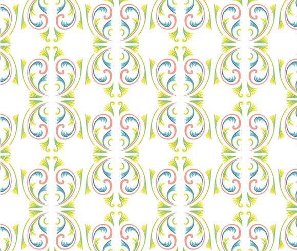 Asian tradition art pattern vector