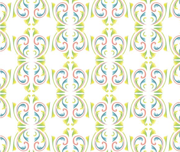 Asian tradition art pattern vector