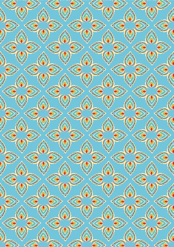 Asian tradition art pattern vector