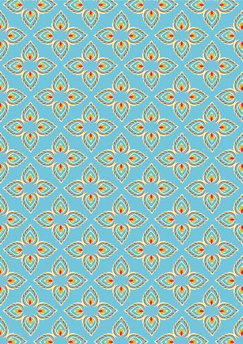 Asian tradition art pattern vector