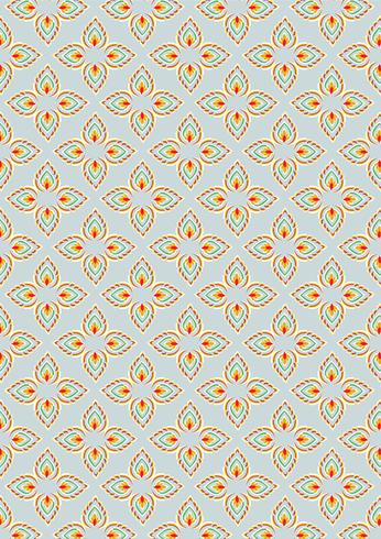 Thai traditional style art pattern vector