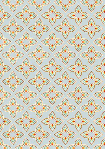 Thai traditional style art pattern vector