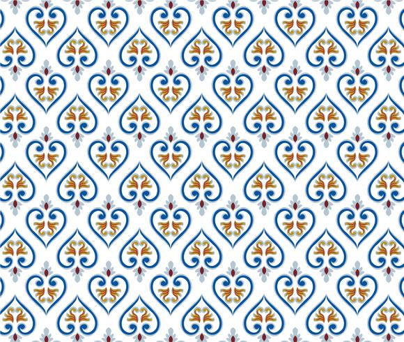 Asian tradition art pattern vector