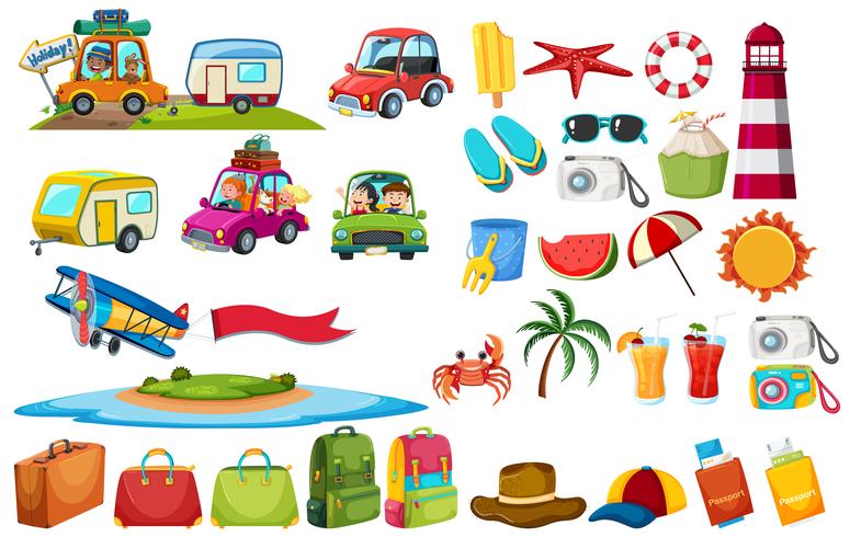 Set of travel element vector