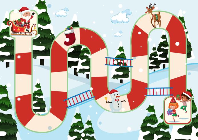 christmas themed board game 591381 vector art at vecteezy