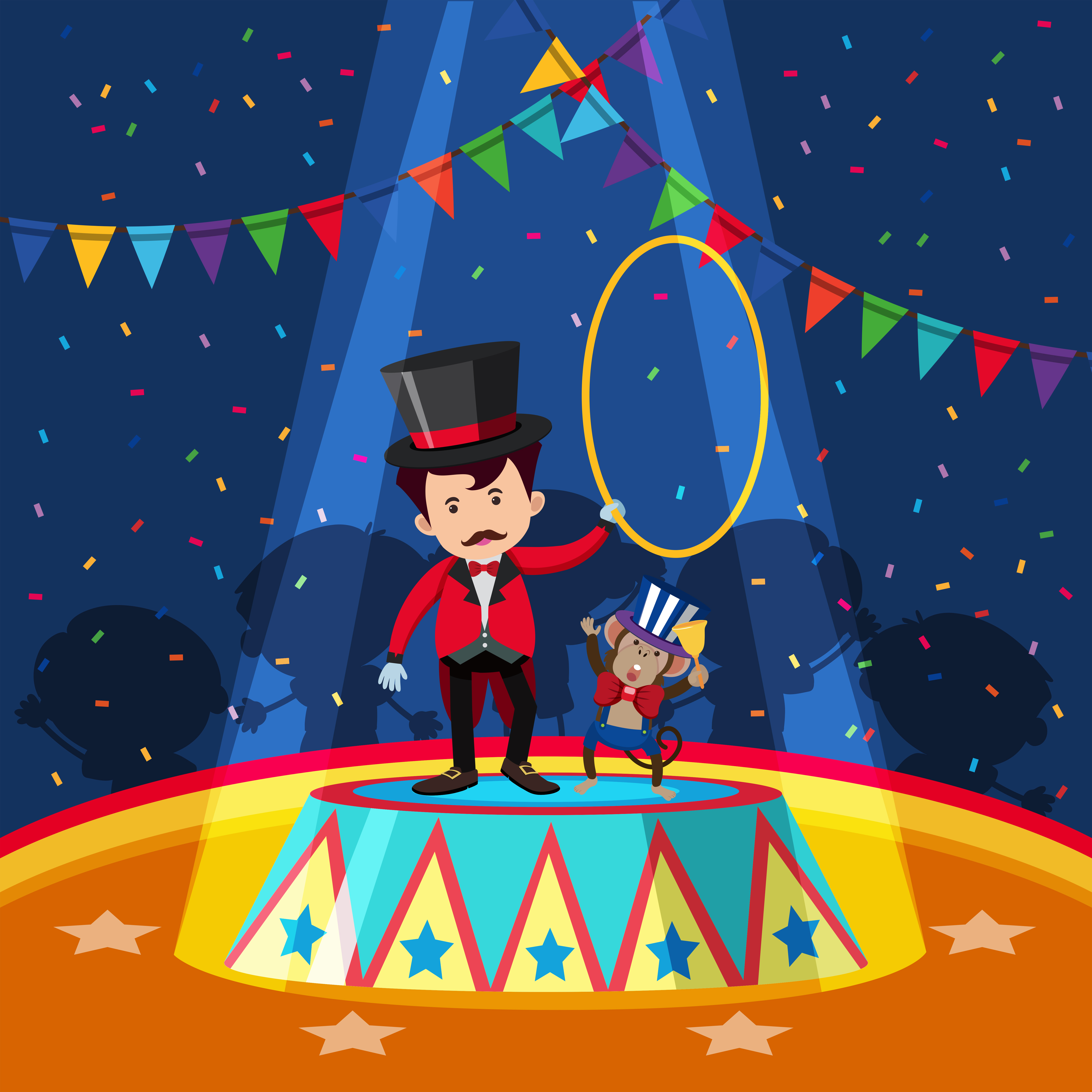 Circus Stage Vector Art, Icons, and Graphics for Free Download